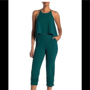 Love ... ADY solid halter popover jumpsuit. 2XL